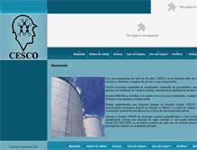 Tablet Screenshot of cesco.com.mx